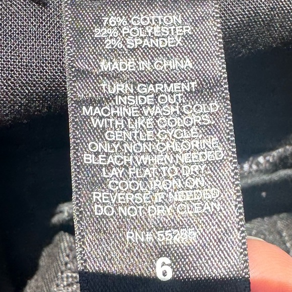 Express black pencil denim midi skirt / 6 / Excellent condition - Picture 13 of 13